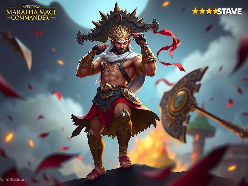 Maratha Mace Commander Battle Scene